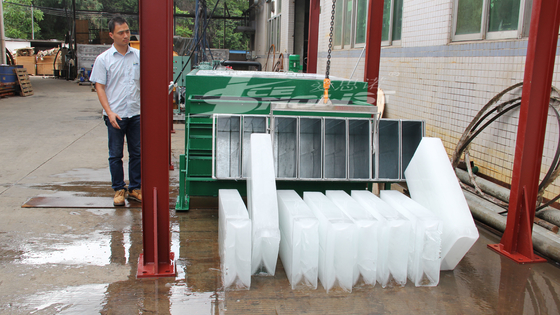2Tonは漁業のためのコンテナに詰められたブロックの製氷機の生産を塩水につける
