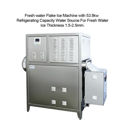 購入 Freshwater Flake Ice Machine with 53.8kw Refrigerating Capacity 10000kg/24h Production and 1.5-2.5mm Ice Thickness online manufacture